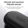 KEYSION PU Leather EarPhones Case Travel Dustproof DAC Headphone Amplifier AMP Cable Oval Storage Box Bag Headset Accessories