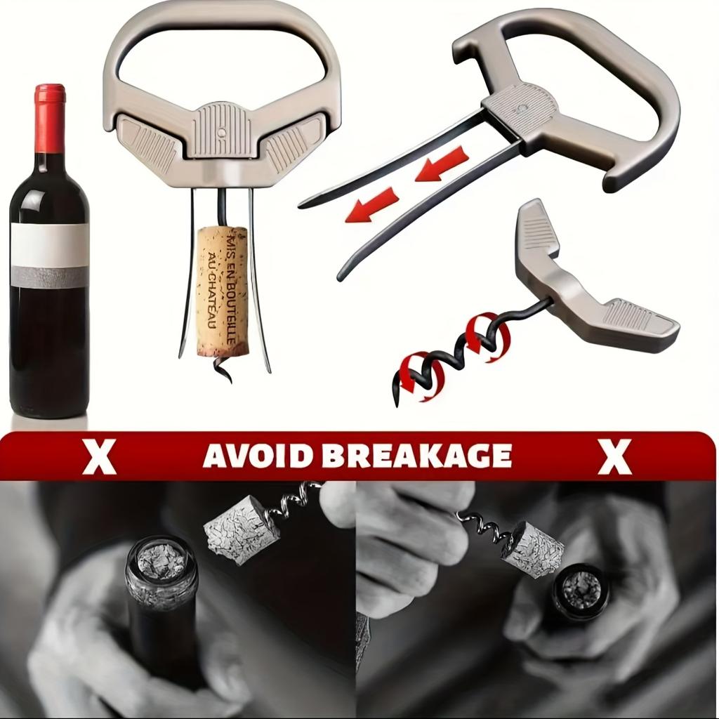 A Premium Stainless Steel Wine Opener Set, Including a Cork Extractor And Opener, Vintage Wine Corkscrew, Beautifully Packaged In a Gift Box