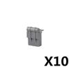 Military Building Blocks Accessories Military Backpack Color Printed  Coat Camouflage Body Armor Gift Boy Toy Mini Bricks