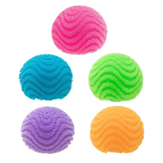 Stress Relief Fuzz Ball Soft Stretchy Textured Ball Squeeze Toy Anxiety Reduction