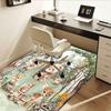 Woodland Animal Chair Mat Office Carpet Oversized Rug Home Decor Sofa Mat for Bedroom Living Room Gift Suitable for Various Rooms