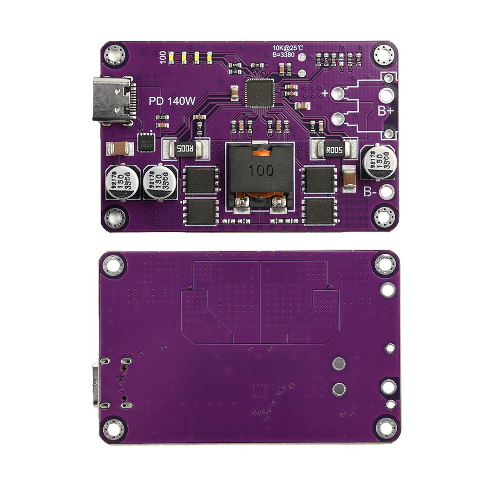 140W Fast Charging Power Module for 3S 4S 5S 6S Lithium Battery PD3.1 Type-C Interface Charging And Discharging Module
