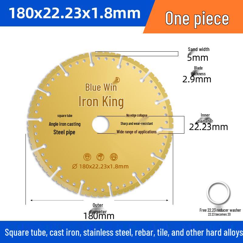 Stainless Steel Angle Grinder Disc: Iron Cutter, Metal Saw, Diamond Grinding Wheel, Tile Grooving