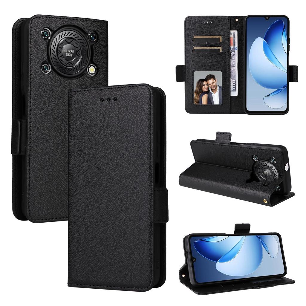 Funda Tipo Libro para Oukitel C60/C60 Pro Cuero PU Protección de Cuerpo Completo Con [Bloqueo RFID] Cubierta Retro Duradera