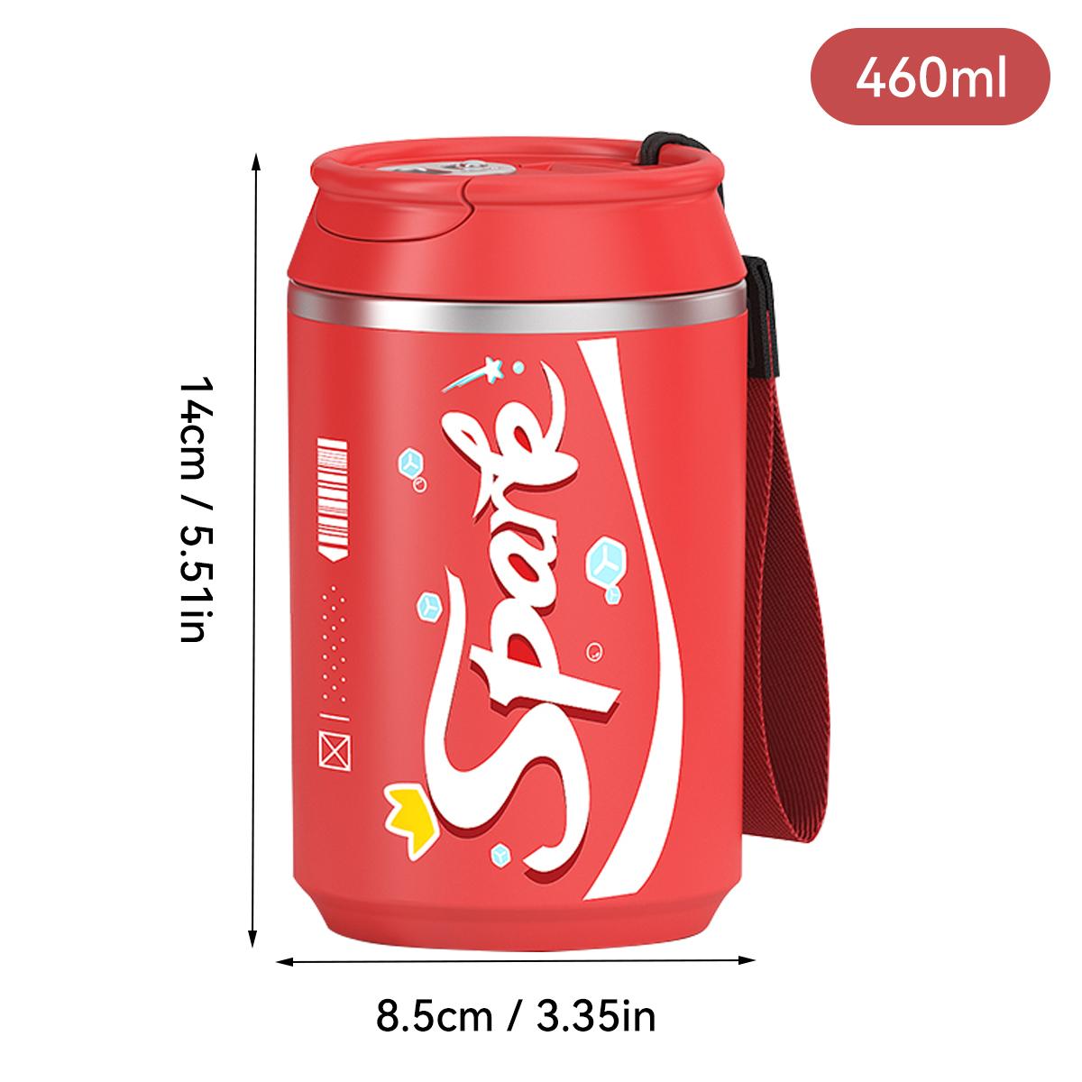 

WORTHBUY 304 Stainless Steel Double Wall Water Cup Leak-proof Insulated Coffee Mug Portable Water Bottle Tumbler For Student Kid 401-500ml красный