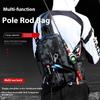Fishing Multi-functional Bag, Shoulder Strap Waterproof Fishing Rod Bag, Outdoor Fishing Equipment Insertable Fishing Rod Bag