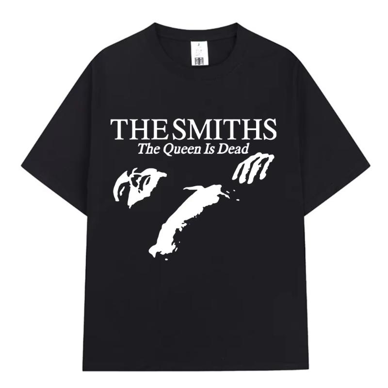 The Smiths The Queen Is Dead Maglietta Anni '80 Indie Morrissey Maglietta Oversize Vintage Punk Rock Band Magliette Streetwear Unisex