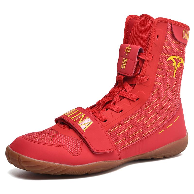 

Мужские боксерки Уличные профессиональные борцовки Удобные кроссовки с высоким голеностопом Тренировочное брендовое оборудование Борцовки 39