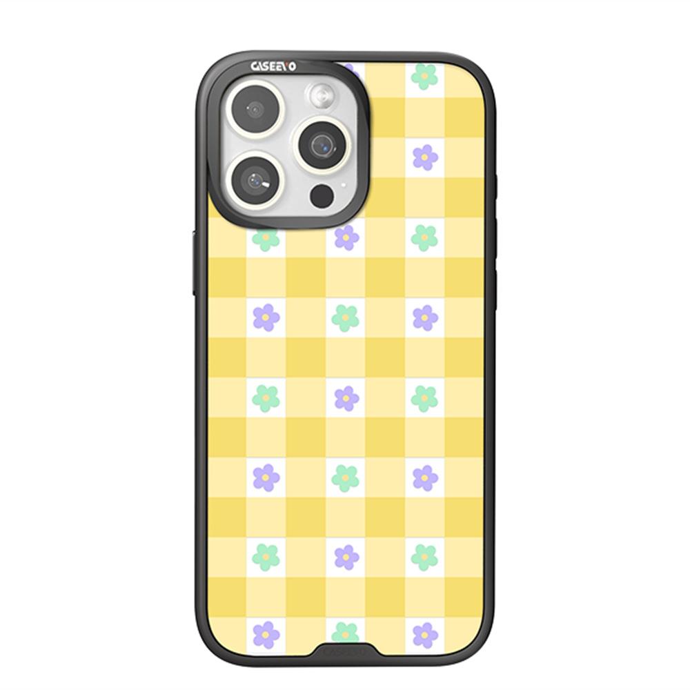 CASEEVO For iPhone 16 Pro Max Case Compatible with MagSafe TPU Acrylic Magnetic Phone Cover with Detachable Grid Backplate
