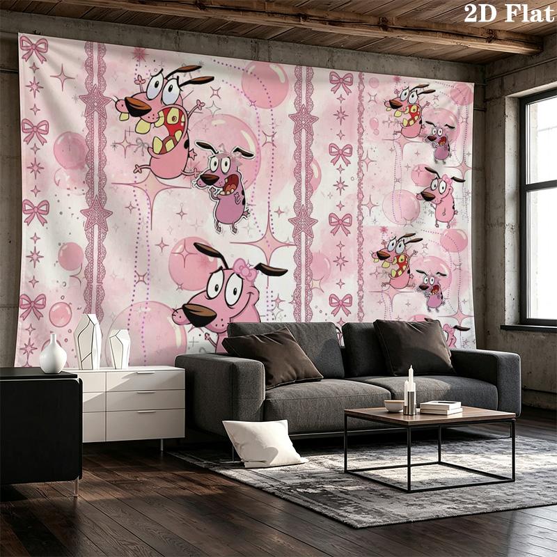 Courage Wall Tapestry Aesthetic Wall Hanging Printed Fabric Blanket Decorative Tapestries for Bedroom Living Room Home Decor