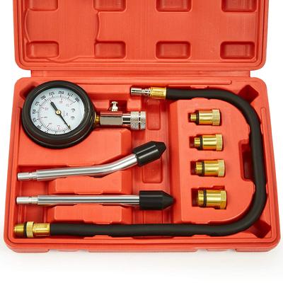 0-300psi tester kompresji silnika benzynowego Auto benzyna silnik gazowy Cylinder samochodowy manometr Tester zestaw do testów samochodowych