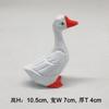 Ping An Cute Joy Duck White Goose Ornament Creative Birthday Gift Home Decoration Photo Prop Living Room Desktop Small Ornament
