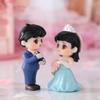 Mini Couples Figurines Micro Landscape Diy Miniatures Plastic Crafts Garden