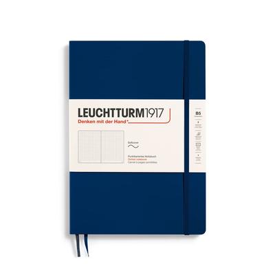 Leuchtturm Notebook B5 Dot Grid Softcover Navy 349301 (Genuine Imported Product)