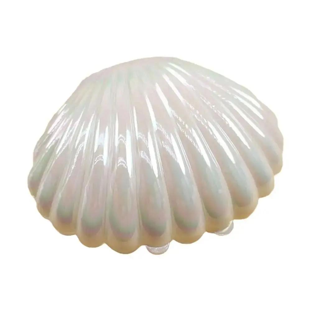 10 Stück Kleine Niedliche Plastik-Süßigkeitenboxen Muschel Muschelschale Party-Deko Make-Up Schmuck Aufbewahrungsboxen Niedliche Hochzeits-Gastgeschenkbox