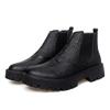 Leather Chelsea Ankle Boots Casual Shoes for Men Fashion Dress Tenis De Hombre Moccasins Tenis Caballero Designer Sneakers