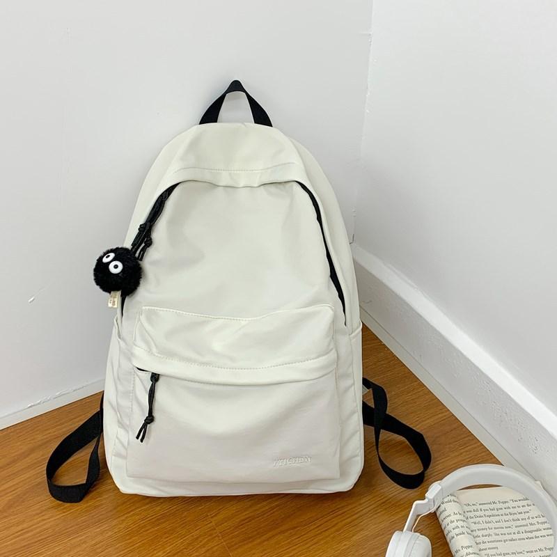 

Школьный рюкзак Новый рюкзак для ученика средней школы Простой рюкзак большой вместимости для студента Рюкзак для отдыха и поездок Женская сумка