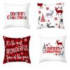 Tree For Home Decor Elk Merry Christmas Cushion Cover New Year Gifts Ornament Pillowcase