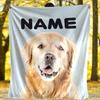Golden Retriever Outdoor Customize Your Name Blanket Soft Comfortable Lightweight All Season Multi Use Travel Camping Picnic Sofa Office Bed Living