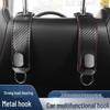Upgraded Suede Double Car Seat Back Hook for Hidden Interior Bag Storage