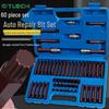 60-Piece Twelve-Point Star and Hex Key Bit Set for Auto Repair & Maintenance