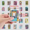 50 Cute Vending Machine Series Graffiti Stickers Stationery Stickers Water Cup Computer Waterproof Decorative Stickers