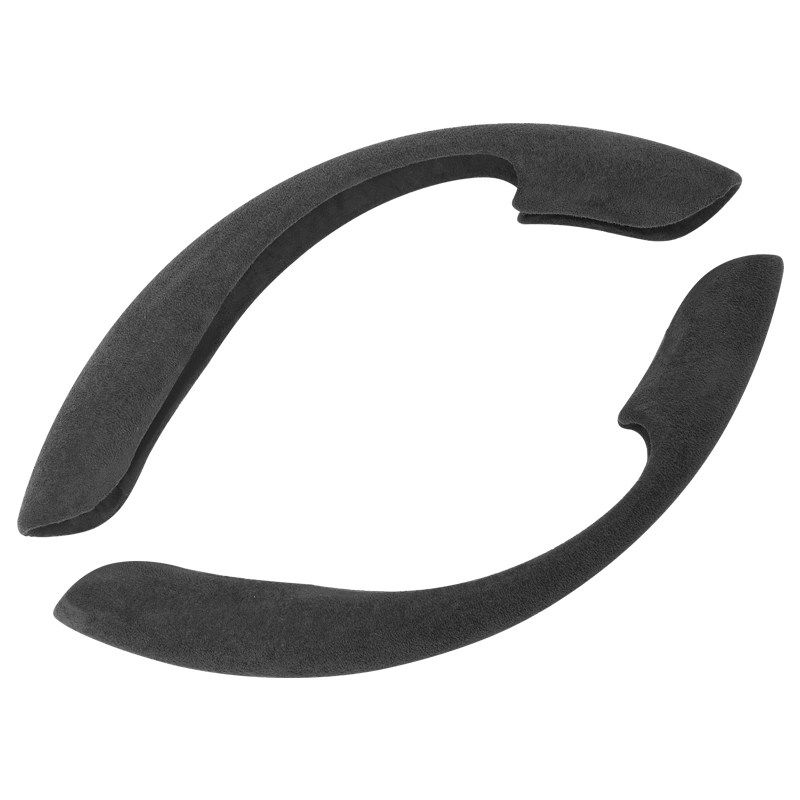 Car Steering Wheel Cover for Men, Suede Leather Handle Cover, D-Type Anti-Slip, Sweat-Absorbent, Universal for All Seasons, Modification Accessories