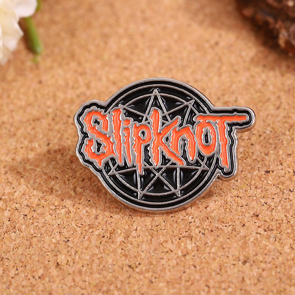 Rock Band Brooch Punk Hip Hop Fashion Versatile Brooch