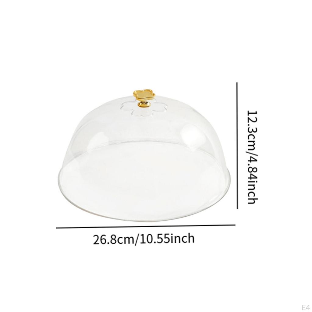 Cake Plate with Dome Diaplay Holder Dinnerware Bread Storage Serving Tray
