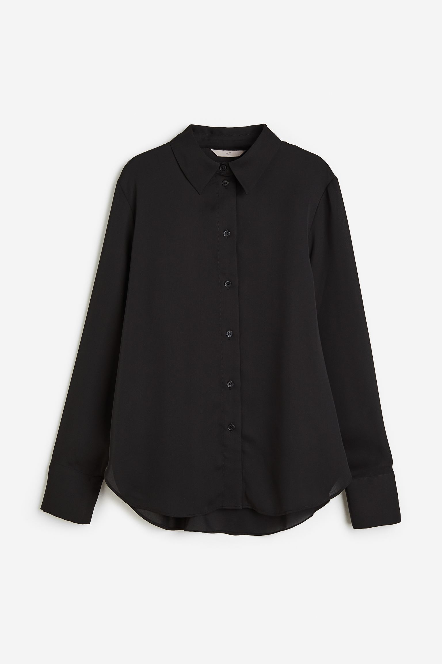 

Рубашка с заостренным воротником