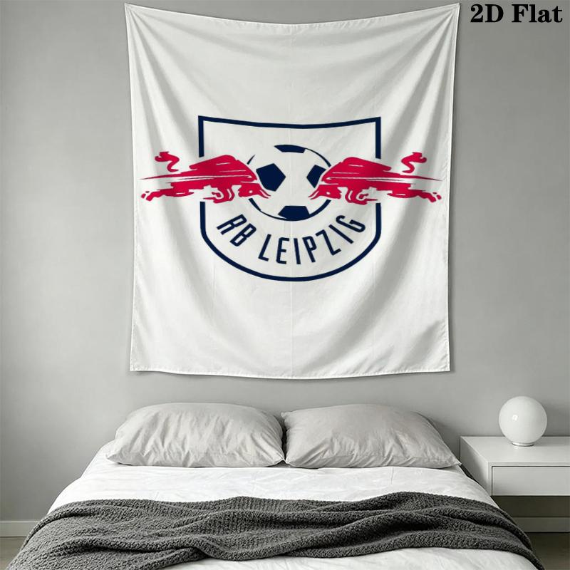 RB Leipzig Wall Tapestry Aesthetic Wall Hanging Printed Fabric Blanket Decorative Tapestries for Bedroom Living Room Home Decor
