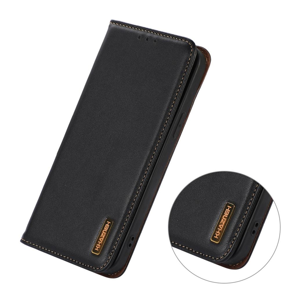 For Samsung Galaxy Xcover7 Genuine Cow Leather Case Phone Wallet Stand