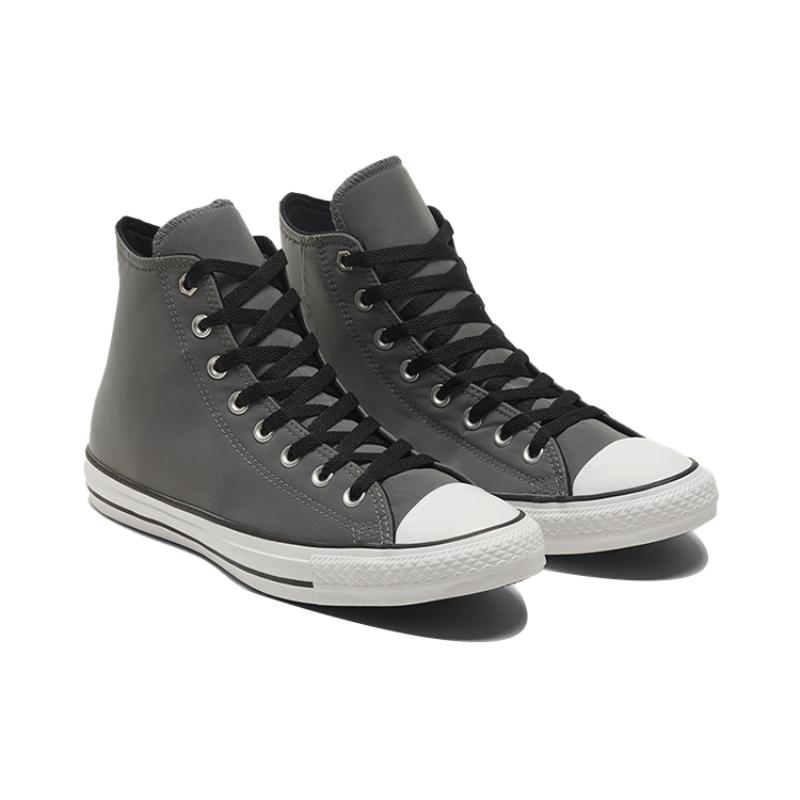 Converse Chuck Taylor All Star Hi-Vis Fabric Reflective Vintage Non-slip High-top Skate Shoes Unisex Gray