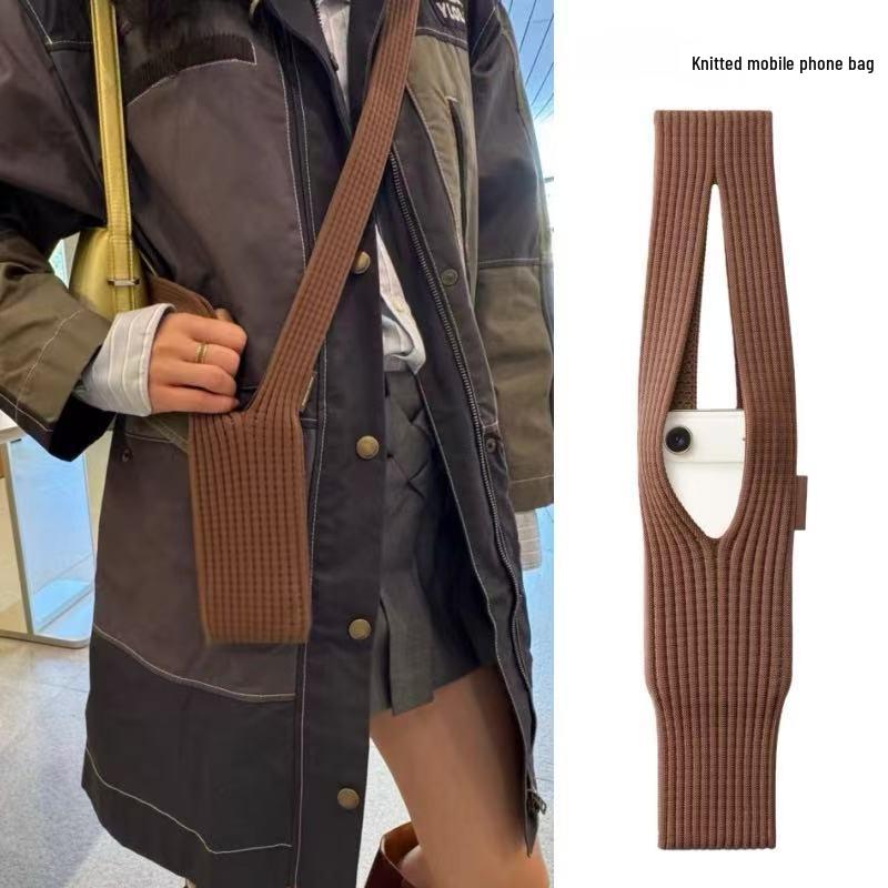 iPhone için Örgü Çapraz Telefon Çantası - Apple Cep Tasarımı