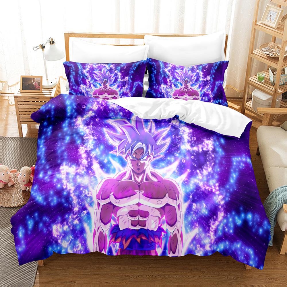 Animation Bedding Kit, Series 3D Digital Printing Three-Piece Set