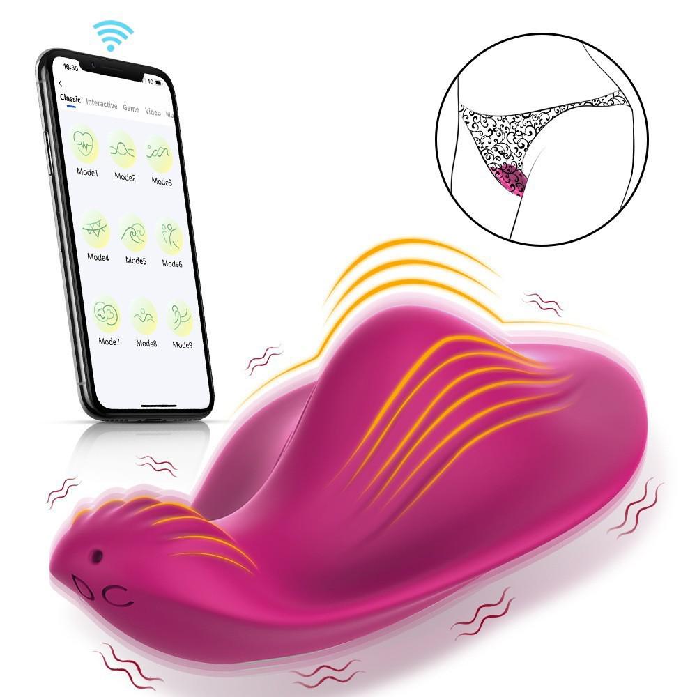 Dream Butterfly No. 1 APP-Controlled Wearable Vibrating Clitoral Massager for Women