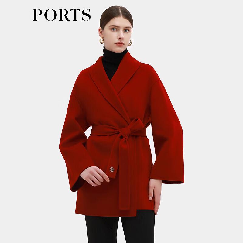 

PORTS Women s Autumn/Winter Wool Cashmere Coat S