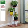 Tiered Metal & Wood Ladder Plant Stand