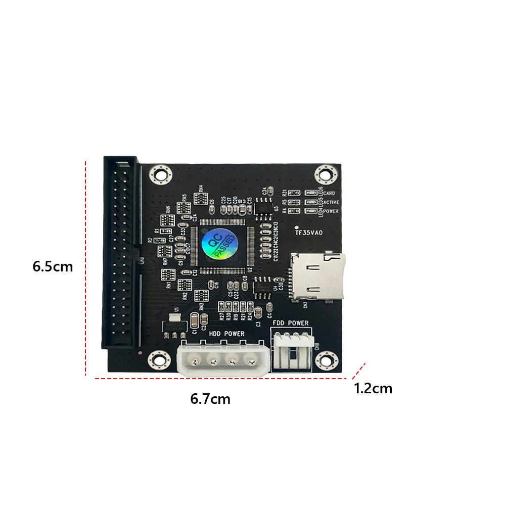 TF Micro SD To 3.5-inch IDE 40PIN Adapter Card Micro SD TF Card To IDE 40Pin 3.5inch Male Adapter