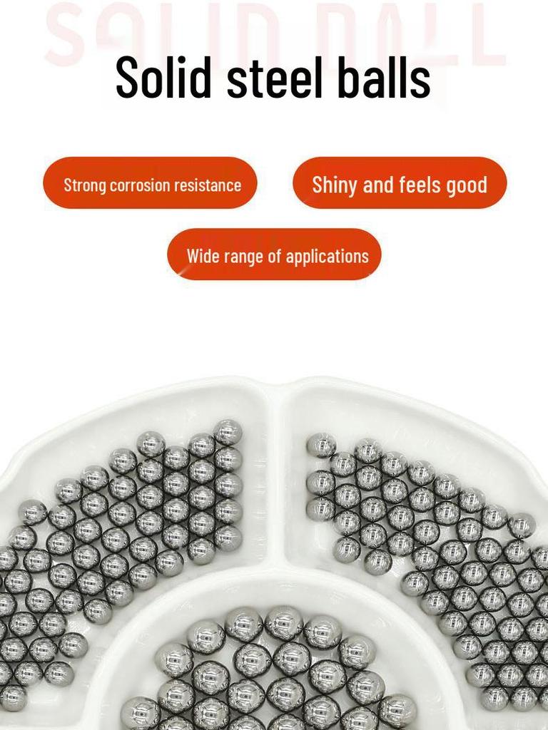 Massivstahlkugeln: 6mm, 7mm, 8mm, 8.5mm, 9mm, 10mm für Schleudern und Kugellager