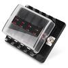 10 Way Blade Fuse Car Fuse Box Holder Block Warning Indicator Light Kit for Car Boat Marine 12V Power Distribution Panel Board Fuses4