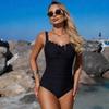 2025 Geman Women's Swimsuit: European & American Style One-Piece Swimwear