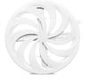 Griglia di Ventilazione Rotonda, Chiusurabile, Regolabile, 80-150Mm, Bianca - Rx 02-325