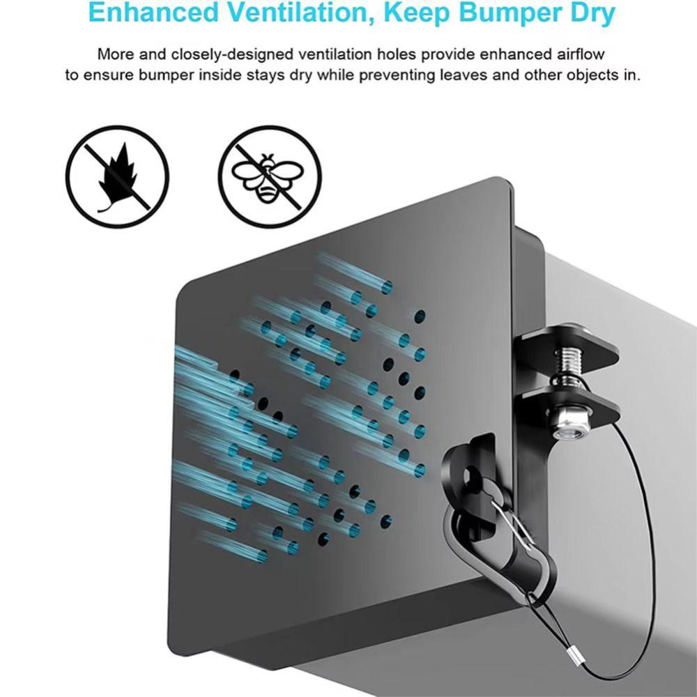 Weatherproof RVs Bumper Plug End Caps 4inch Square Camper Bumper End Caps  RV Accessories