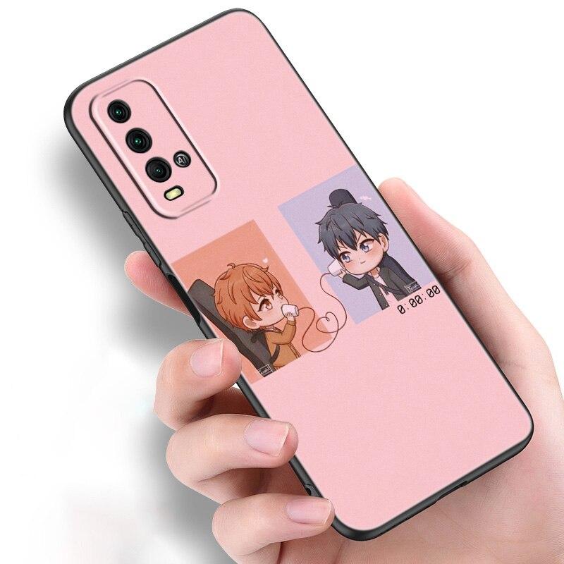 Cute Cartoon Anime Given Yaoi Silicone Phone Case For Xiaomi Redmi Note 11 10 9 8 Pro 11T 10T 10S 9S 8T 9 9A 9C 9T Black Cover