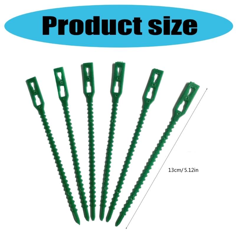 13cm Plant Support Strap Plastic Cable Ties With SelfLocking Design For Vegetables Flowers Potted Plant Gardening