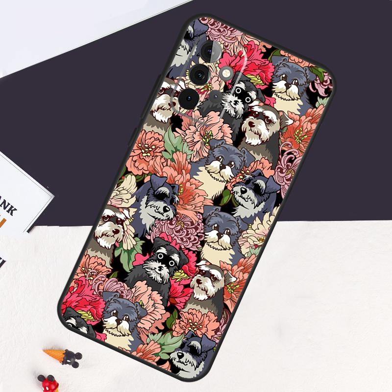 Schnauzer Puppy Dog Case For Samsung Galaxy A53 A15 A22 A52 A32 A54 A14 A16 A26 A36 A56 A55 A35 A05 A06 A33 A13