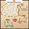 Xiaomi Rhinestone Goat Heart Pendant Silicone Resin Mold DIY Keychain Necklace Earrings Jewelry Casting Mold