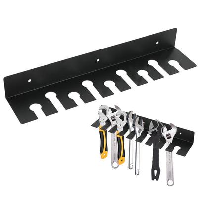 Wrench Organizer Wall Mount Wrench Organizer Hand Tool Holder Rail Rack Storage Holder Garage Workshop Hardware Tool Hanger