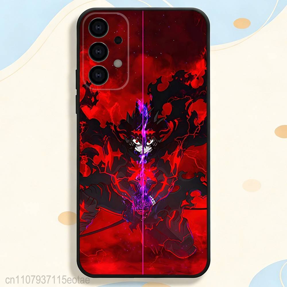 C-Clover Asta B-Black Phone Case for Samsung S26 S24 S22 S25 Ultra S9 S20 FE S23 Plus S10 S21 Shockproof Funda Cover
